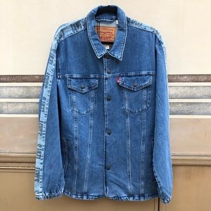 NWT LEVI’S Men’s Logo Denim Button Jacket XL